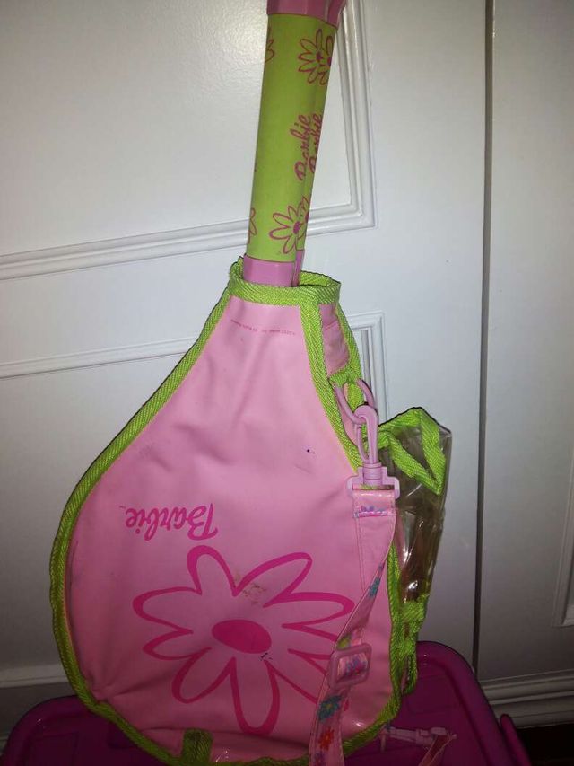 Raqueta niña barbie