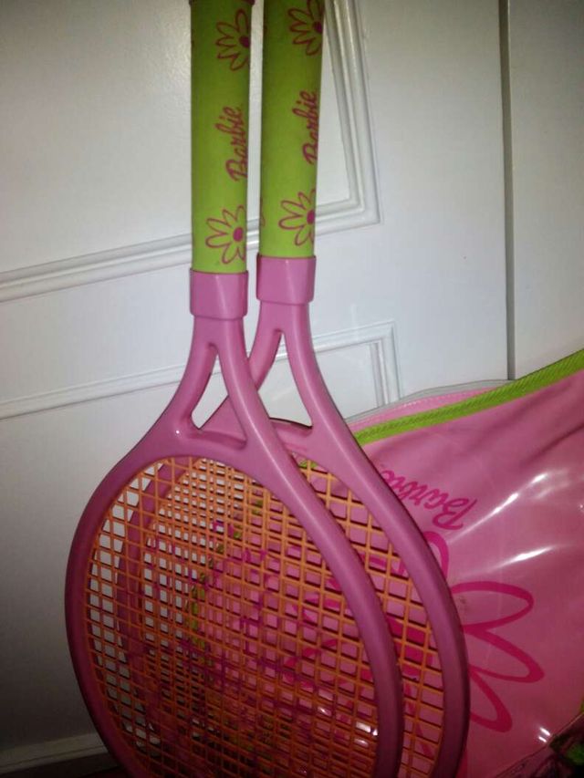 Raqueta niña barbie
