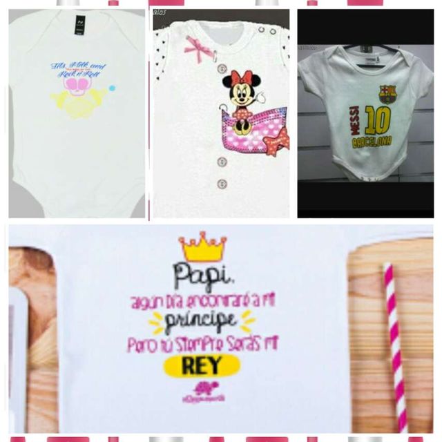 Bodies,camisetas baberos...