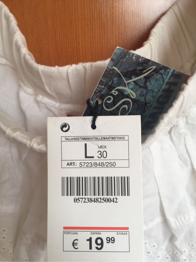 Falda Ibicenca De Volantes Talla L