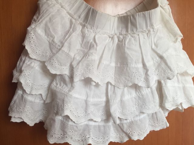 Falda Ibicenca De Volantes Talla L