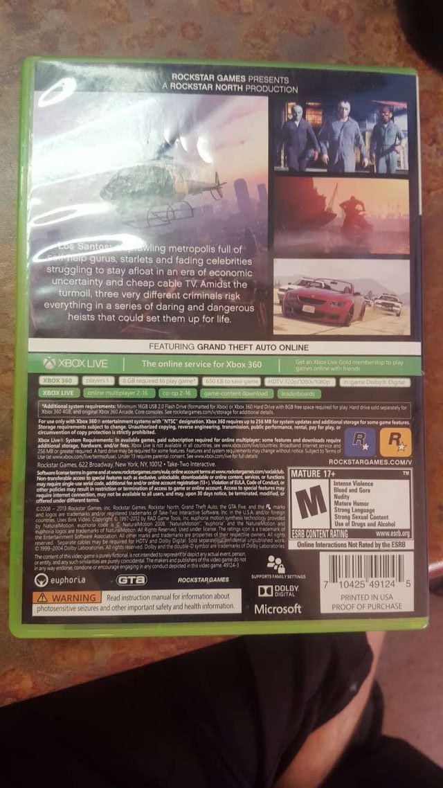 GTA V XBOX 360
