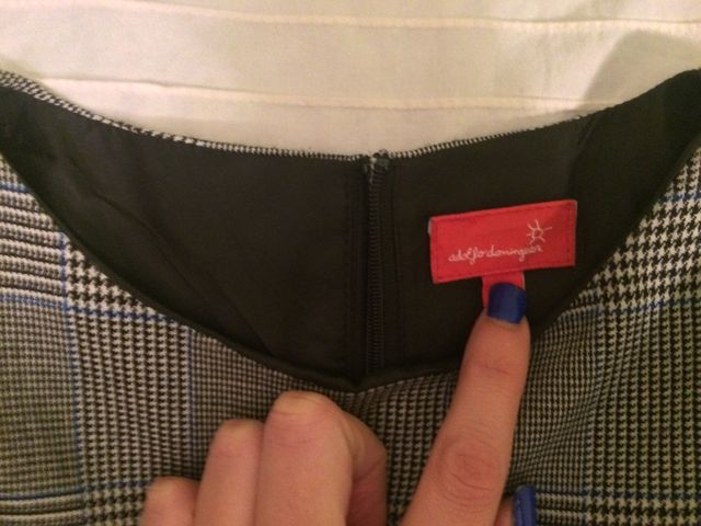 Vestido Cuadros Adolfo Dominguez