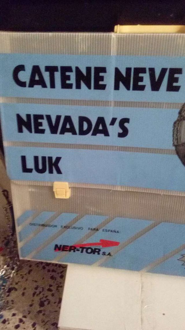 Cadenas para coches.