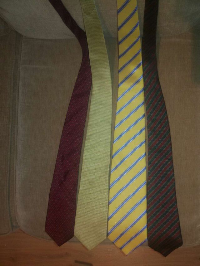 4 corbatas Buenas marcas