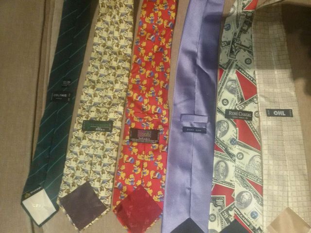 6 corbatas buena calidad