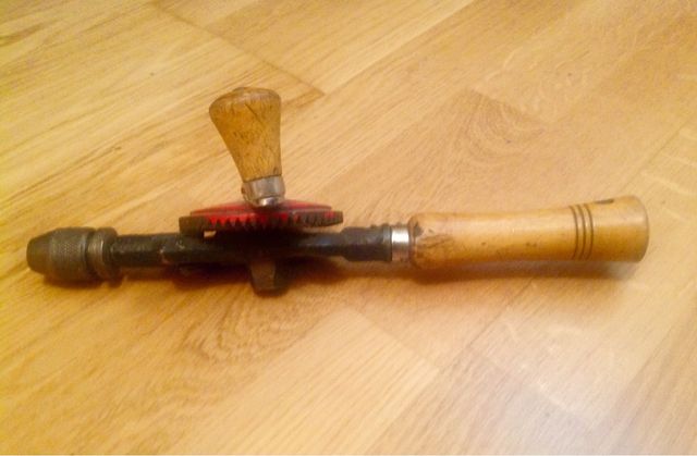 Taladro Antiguo Manual De Rueda