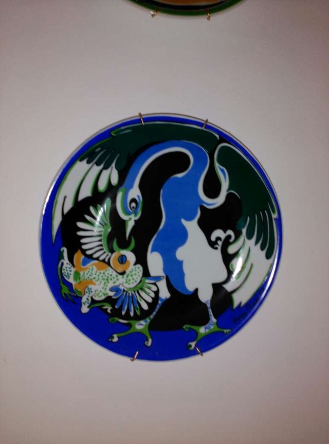 Sargadelos,plato numerado