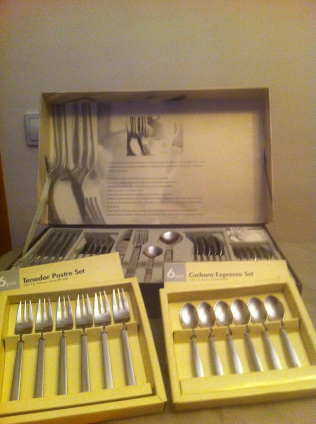 Cuberteria Acero Inoxidable Casa Viva.