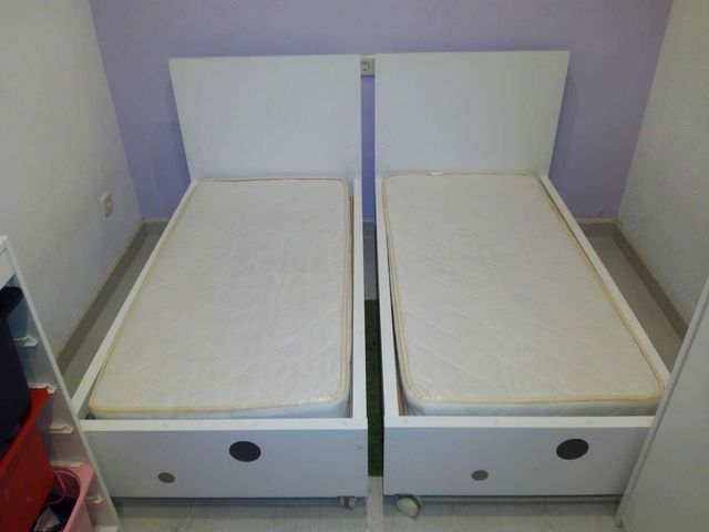 2 Cunas-Camas de 70cmx1,40cm