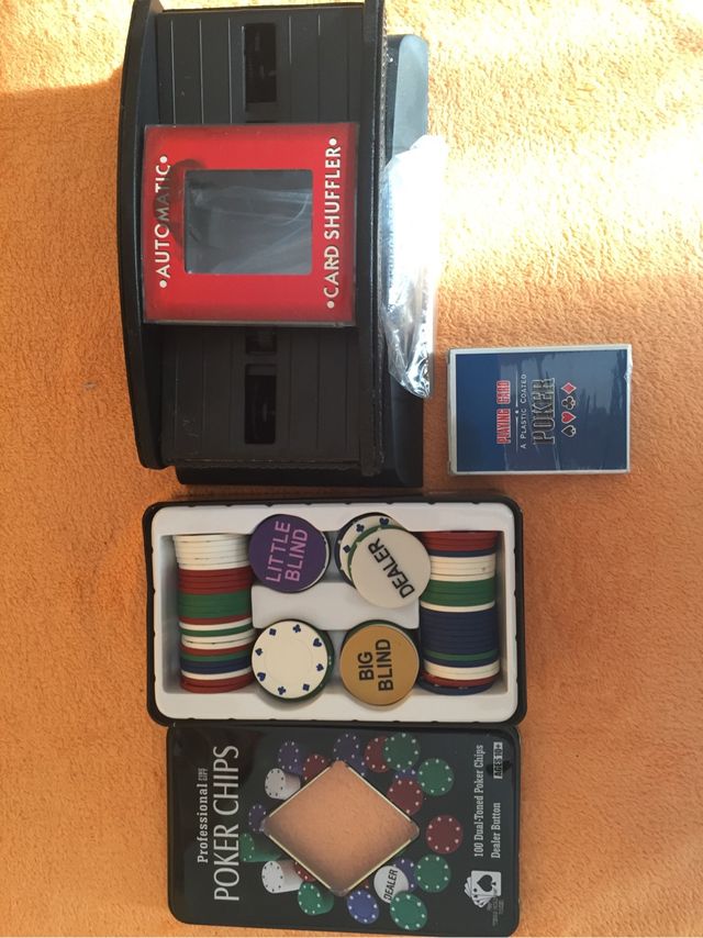 Kit Poker Con Mezclador Automático
