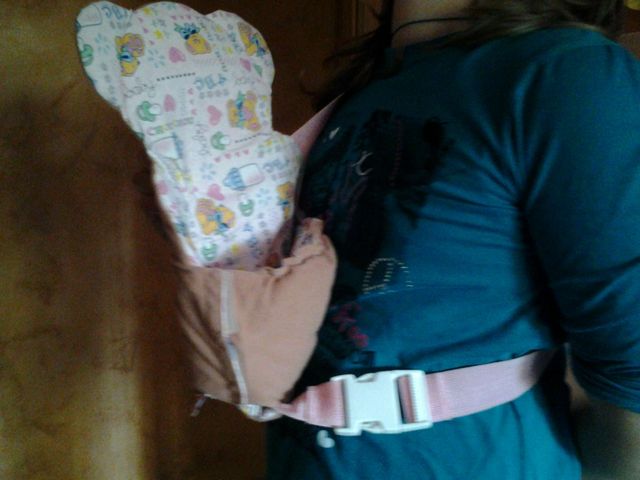 Mochila porta muñecas tipo chou-chou