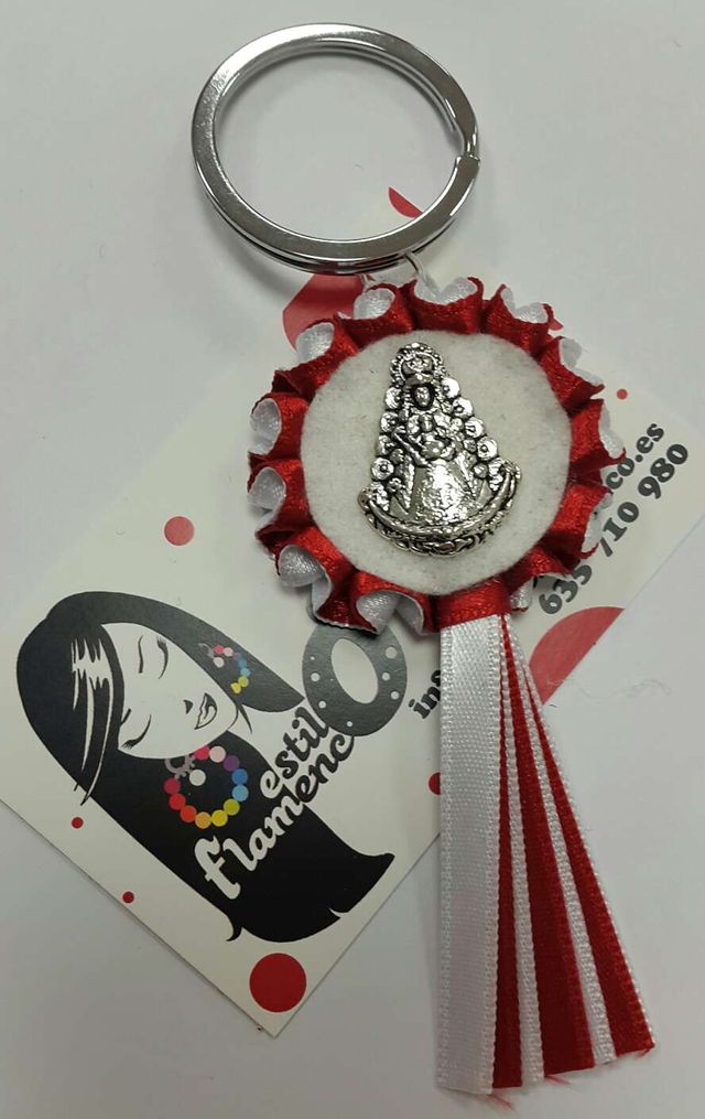 Llavero virgen del rocio