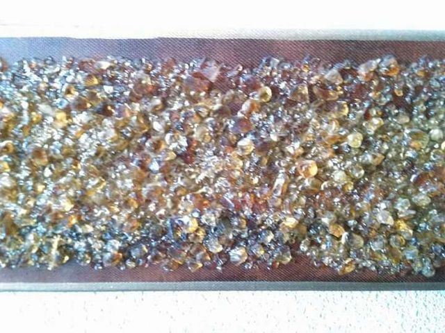 Cuadro con incrustaciones en cristal fundido