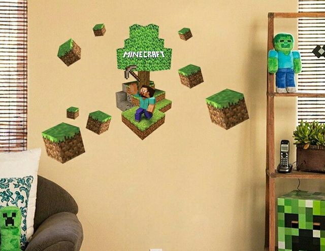 Adesivi decorativi in vinile Minnecraft