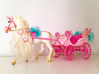carruaje de la barbie