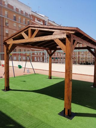 Pérgola de madera