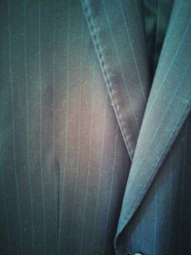 Americana raya diplomática azul marino, NUEVA.