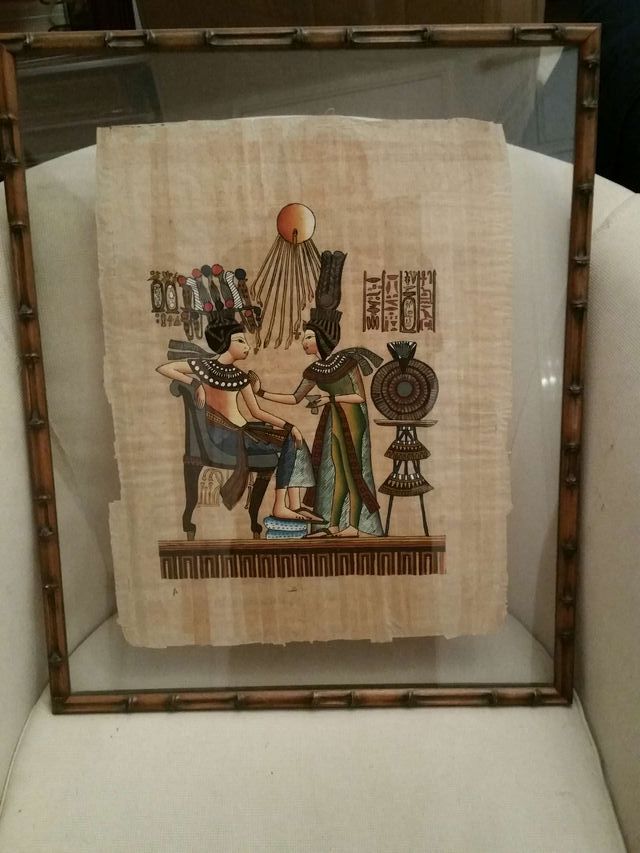 Cuadros pergaminos de Egipto