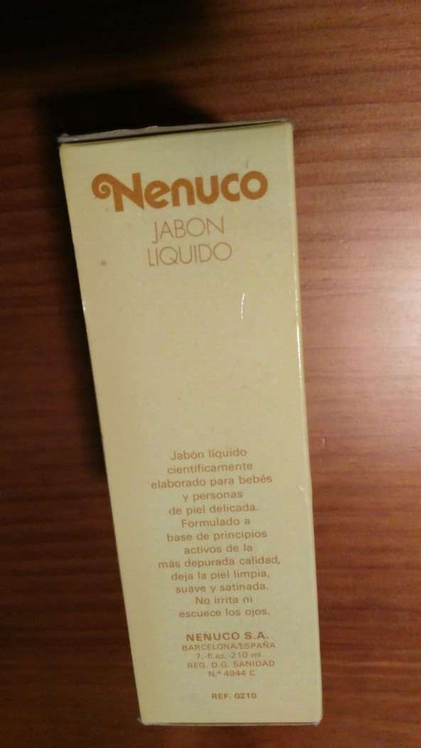 JABON LIQUIDO ORIGINAL NENUCO AÑOS 70