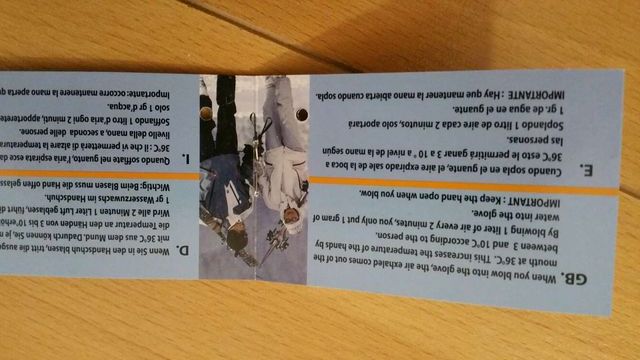 Guantes para la nieve