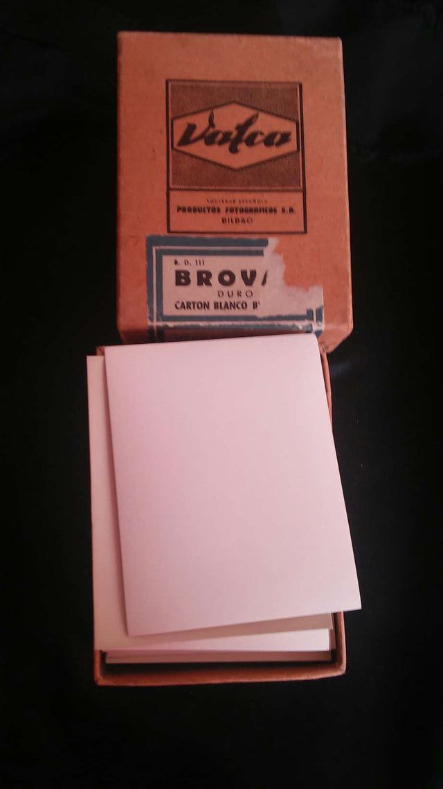 Caja de papel fotográfico