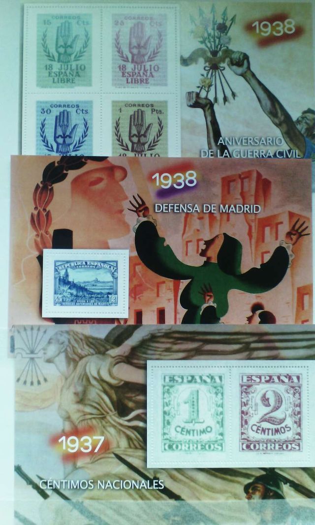 LA GUERRA CIVIL ESPAÑOLA EN SELLOS. COMPLETA