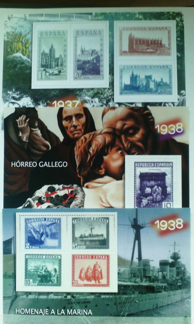 LA GUERRA CIVIL ESPAÑOLA EN SELLOS. COMPLETA