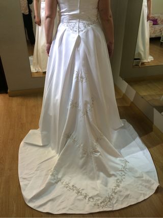 vestido de novia talla grande de segunda mano en wallapop