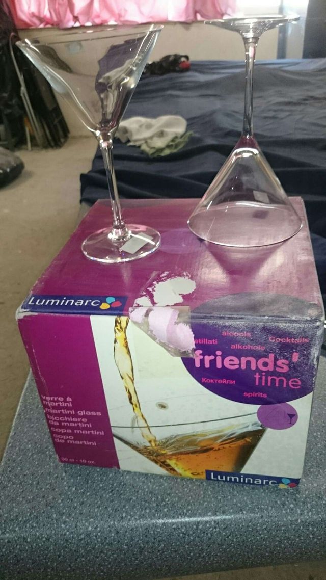 Juego de copas de koctail