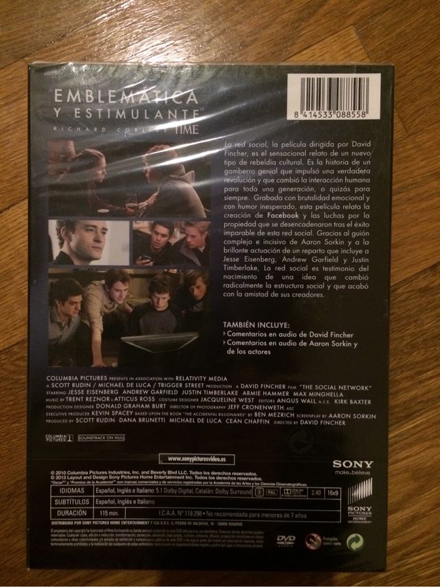 Pelicula La Red Social
