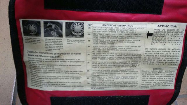 Kit nuevo de Cadenas para ruedas Trophy