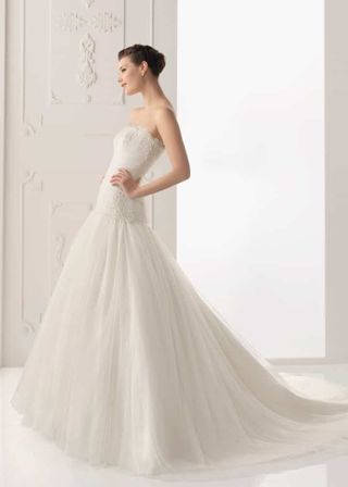 vestido de novia rosa clara de segunda mano en zaragoza en wallapop