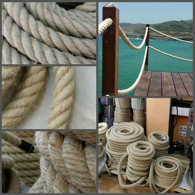 Cuerda cáñamo 26mm trepa crossfit decoración