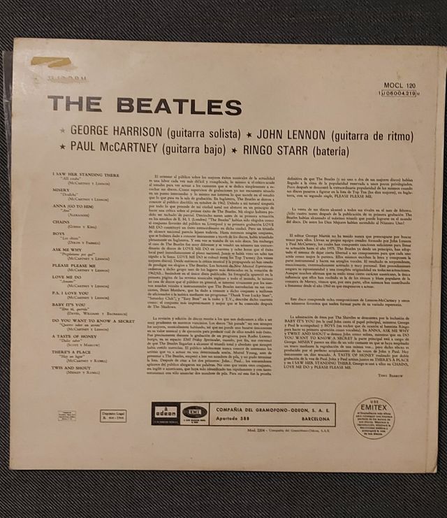 The beatles disco vinilo lp