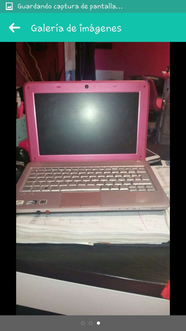 Ordenador rosa seminuevo