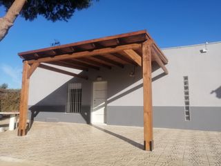 Porche de madera
