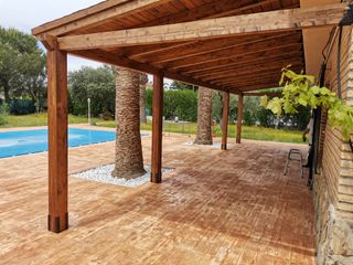 Porche de madera