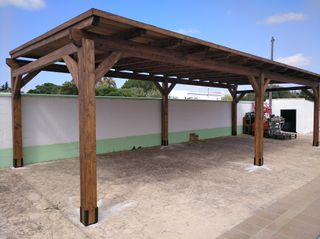 Porche de madera