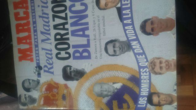 Libro Real Madrid corazón blanco