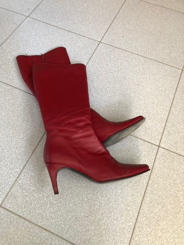 Botas piel T-37 negras