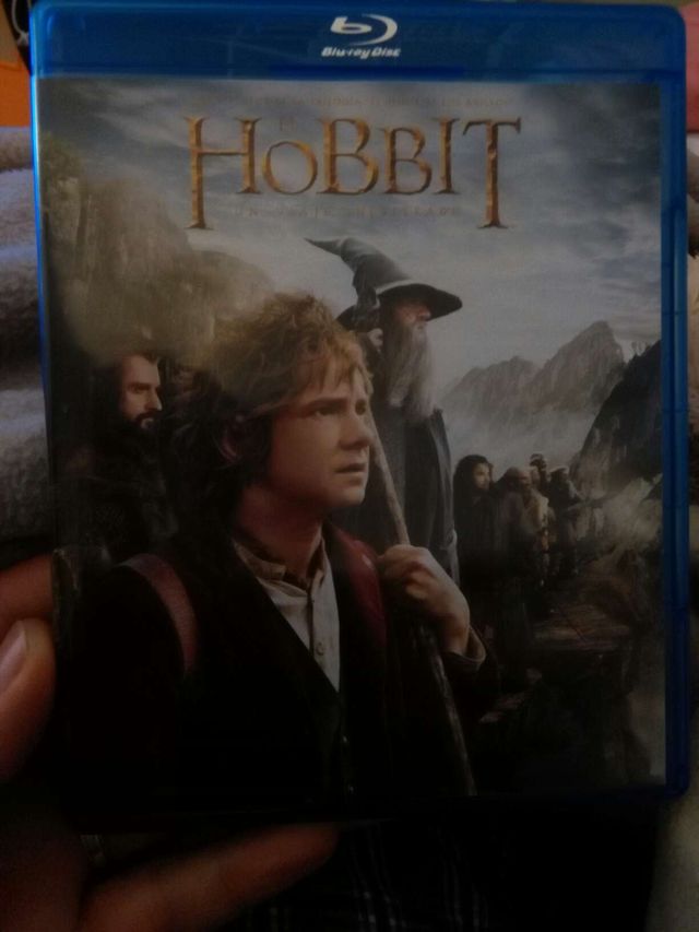 Pelicula del Hobbit,primera parte blu ray