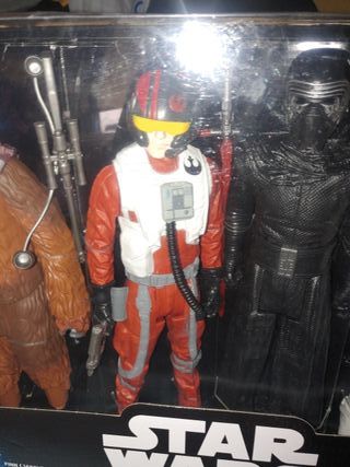 Star Wars The Force Awakens 6 FIGURAS 30cm -Hasbro de segunda mano