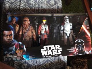 Star Wars The Force Awakens 6 FIGURAS 30cm -Hasbro de segunda mano