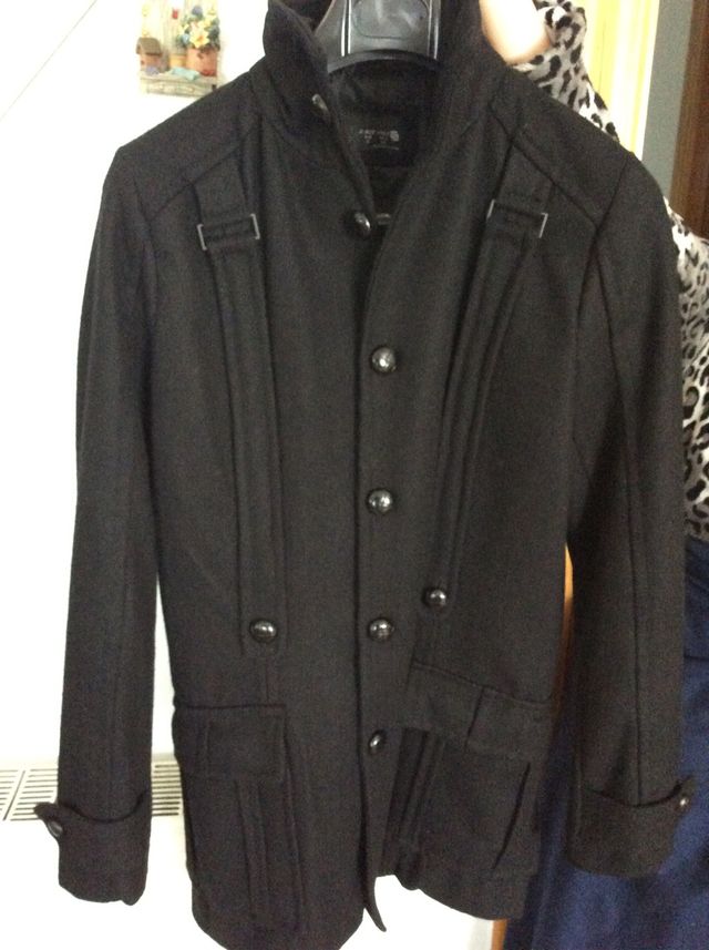 Abrigo De Paño De Hombre