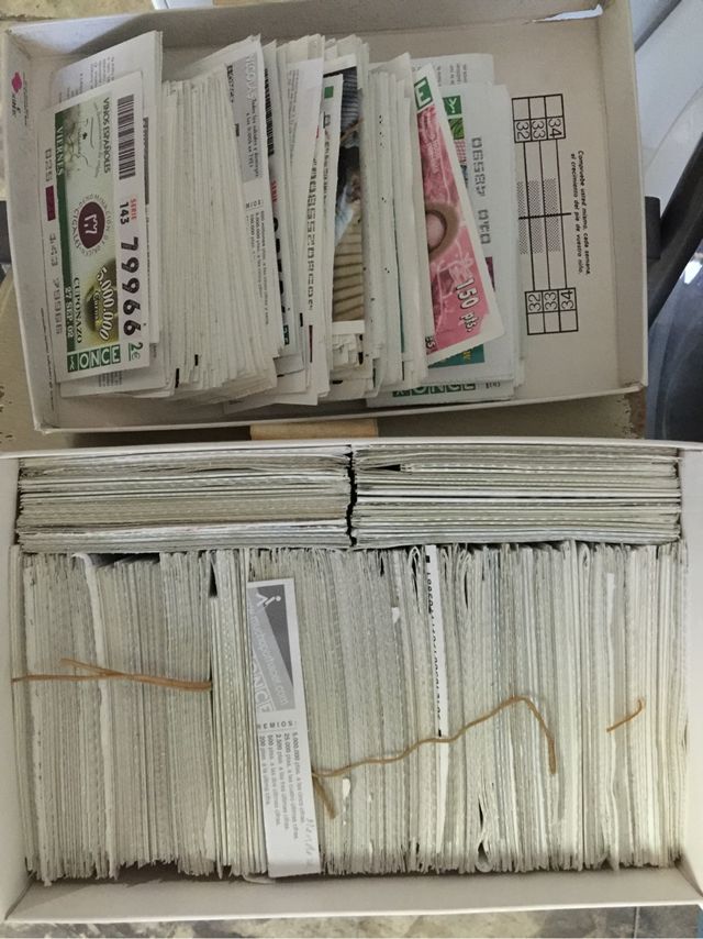 700 números de la ONCE vencidos