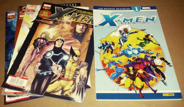 Cómics X-Men 1 al 4 + Tomo 1 Coleccionable