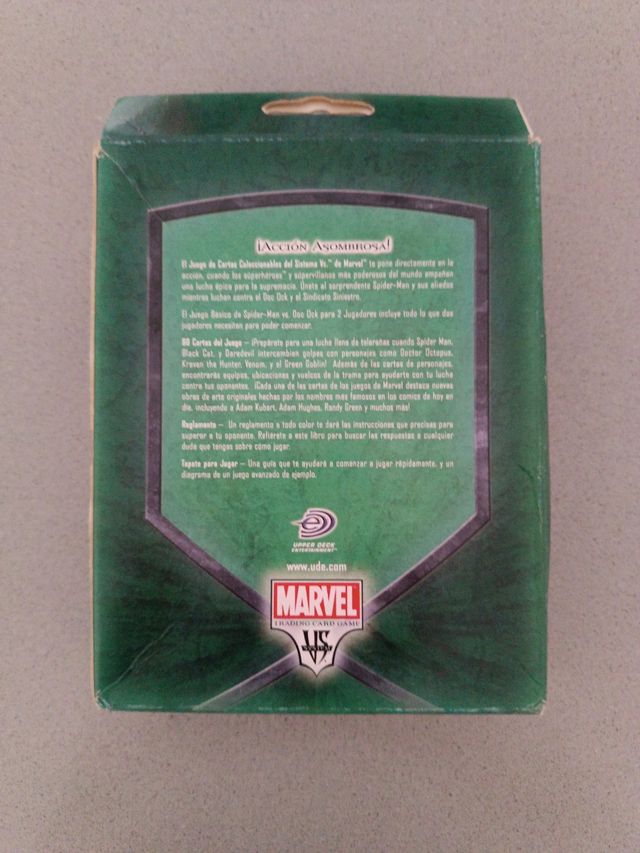 Juego cartas Marvel