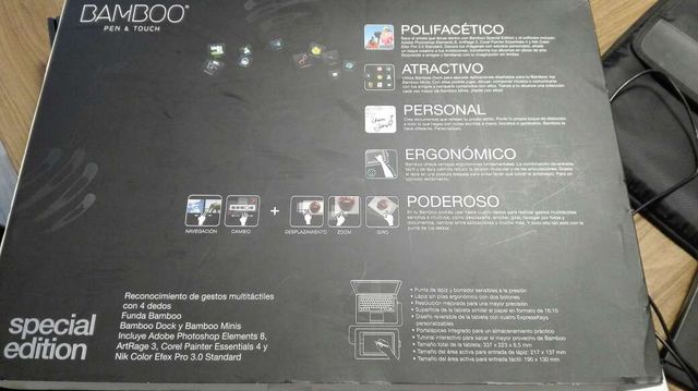 Tableta Bamboo de dibujo gráfico impecable