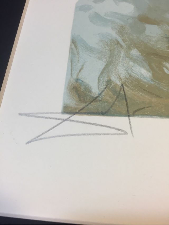 Litografia de Dalí